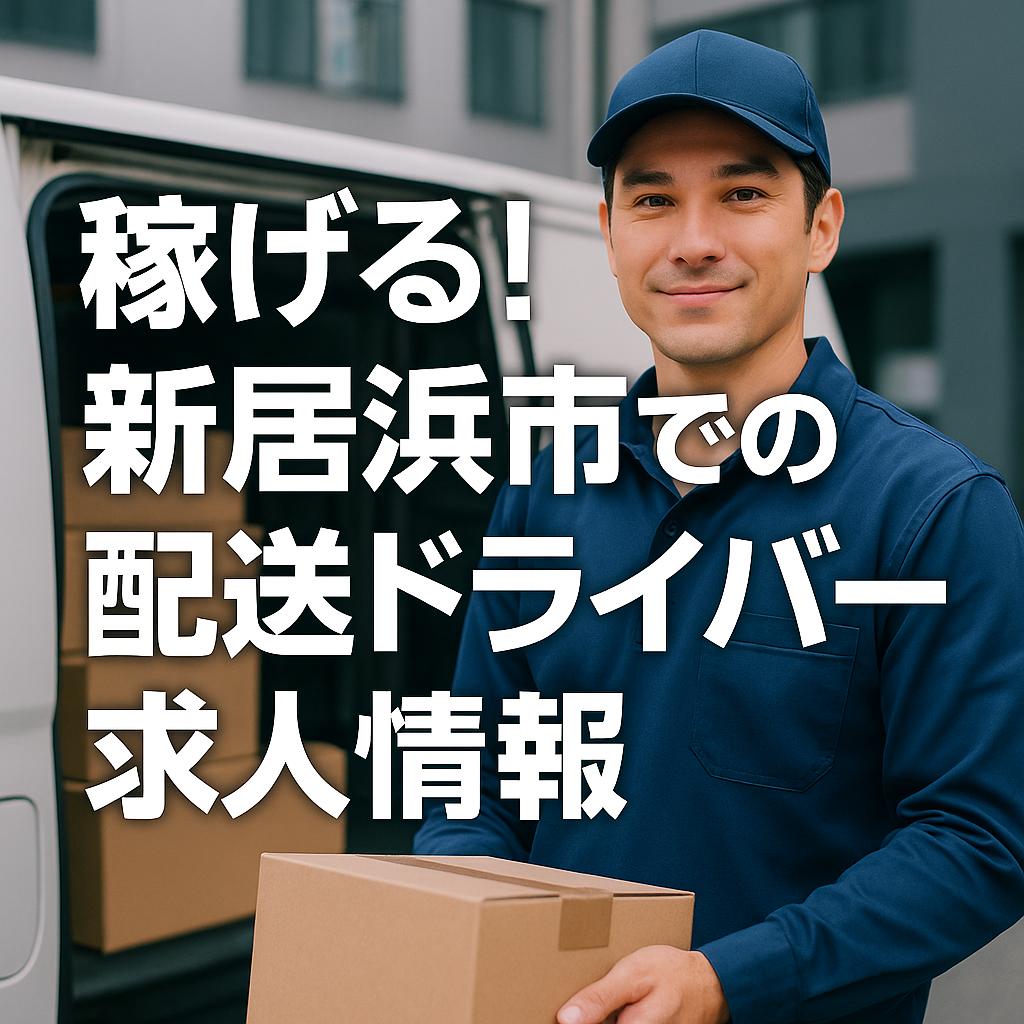 稼げる！新居浜市での配送ドライバー求人情報
