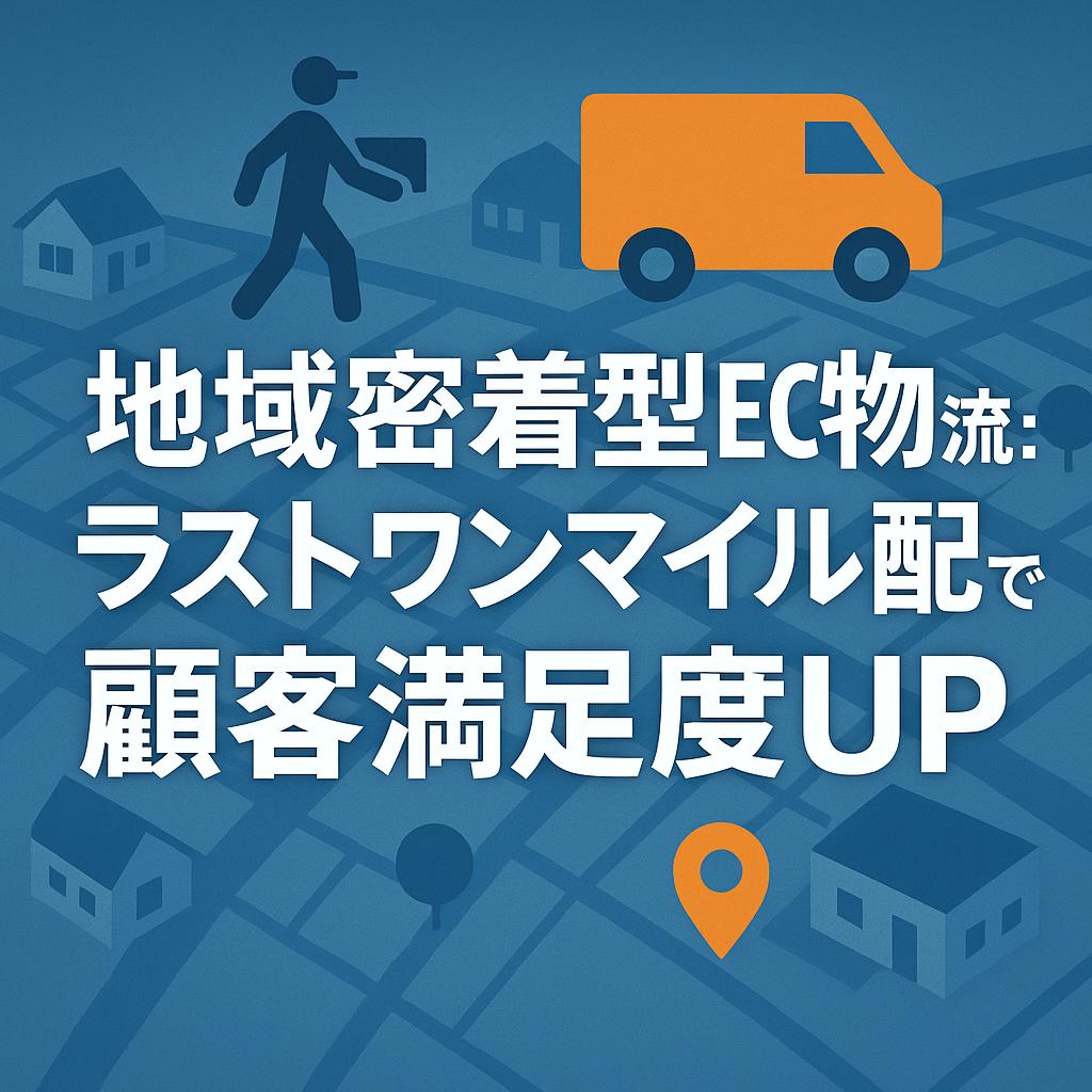 地域密着型EC物流：ラストワンマイル配送で顧客満足度UP