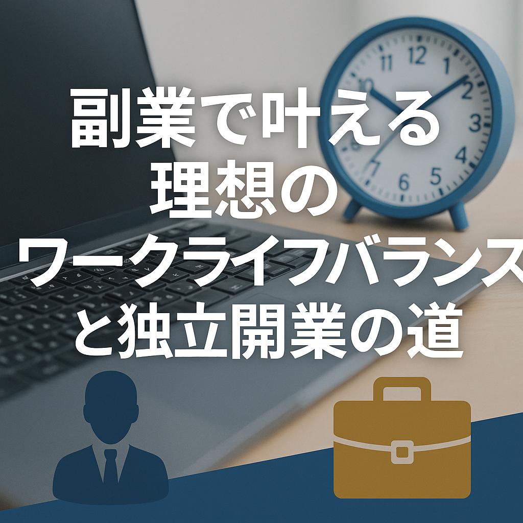 副業で叶える理想のワークライフバランスと独立開業の道