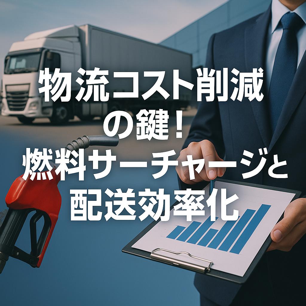 物流コスト削減の鍵！燃料サーチャージと配送効率化