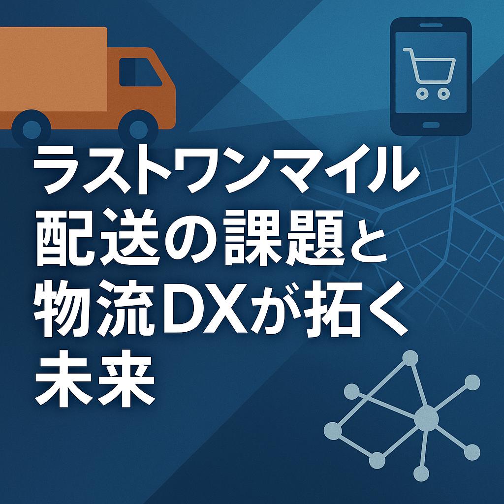 ラストワンマイル配送の課題と物流DXが拓く未来