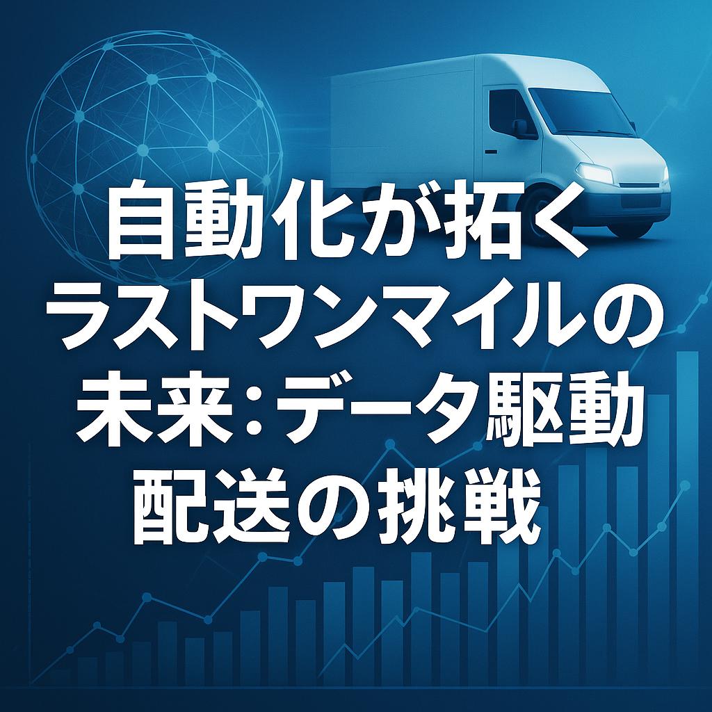 自動化が拓くラストワンマイルの未来：データ駆動型配送の挑戦